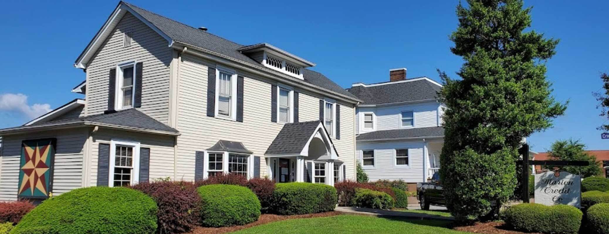 Gray marion credit company building in Marion North Carolina Gray marion credit company building in Marion North Carolina