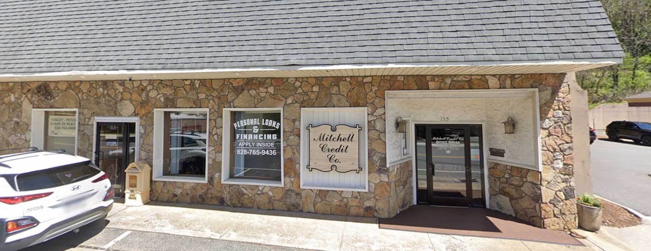 mitchell credit company stone building in Spruce Pine North Carolina mitchell credit company stone building in Spruce Pine North Carolina